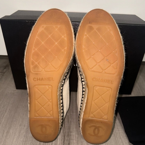 Chanel Canvas Diamond Quilted CC espadrilles - Picture 10 of 14